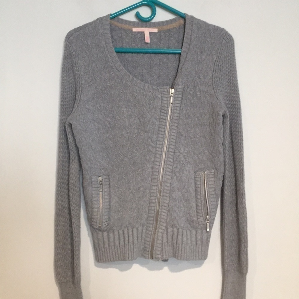 Victoria’s Secret cashmere blend zip up sweater